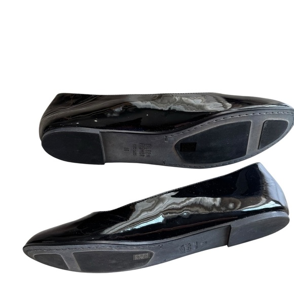 Eileen Fisher - Patent Leather Ballet Flats Black Size 10 - Picture 5 of 9